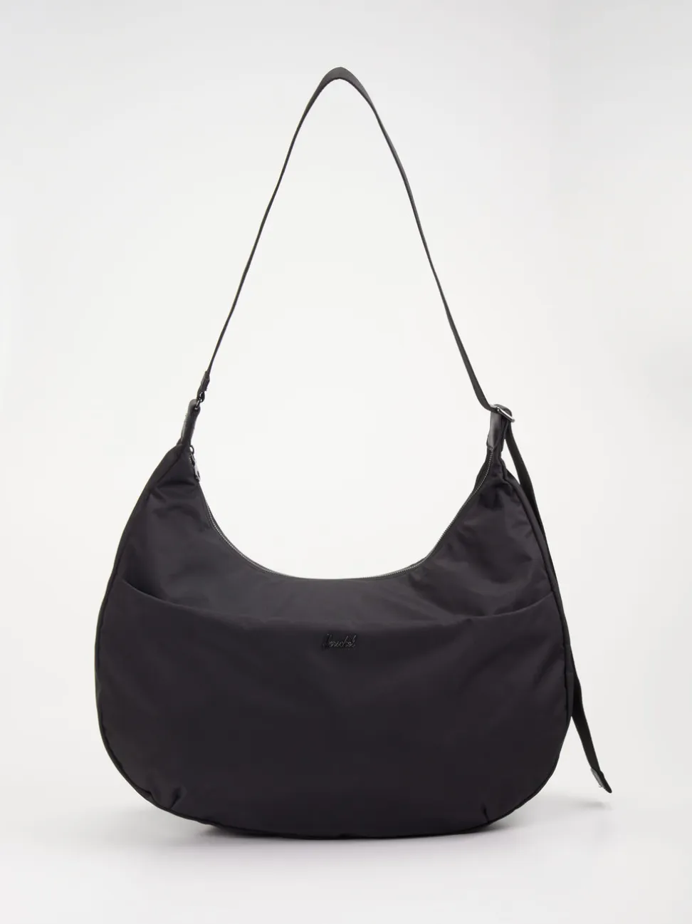Herschel – Hobo Bag aus Textil in Schwarz