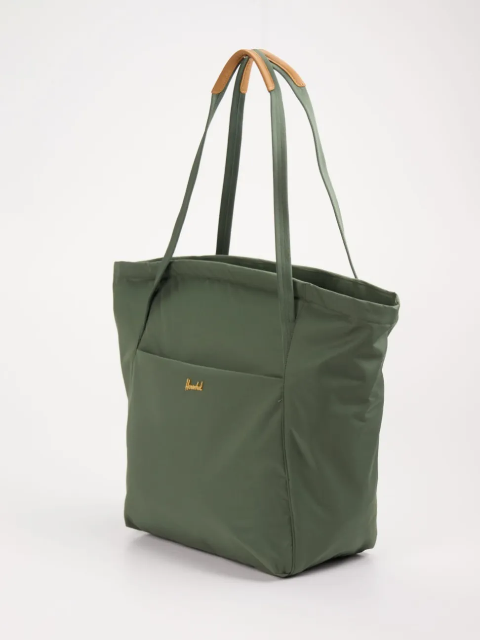 Herschel – Shopper-Tasche aus Textil in Olivgrün