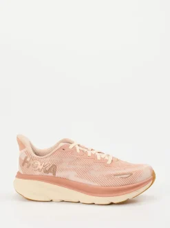 HOKA – Laufschuhe aus Textil in Pfirsichrosa