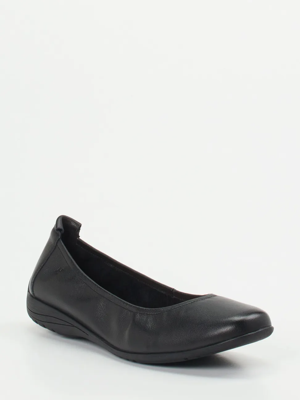 Josef Seibel – Komfort-Ballerinas aus Kalbleder Schwarz