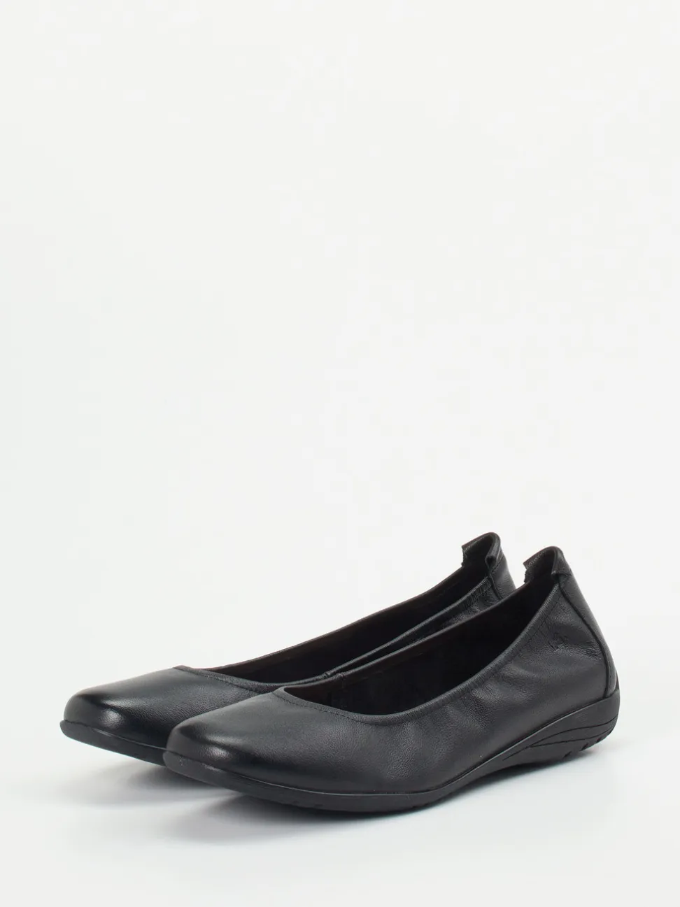 Josef Seibel – Komfort-Ballerinas aus Kalbleder Schwarz