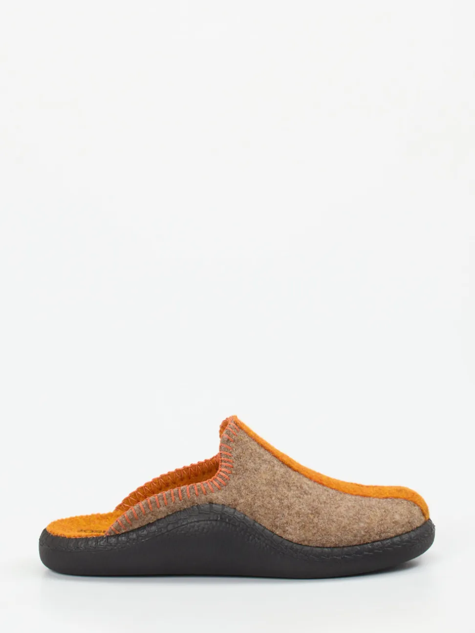 Josef Seibel Relax – Pantoffeln aus Filz mittelbraun