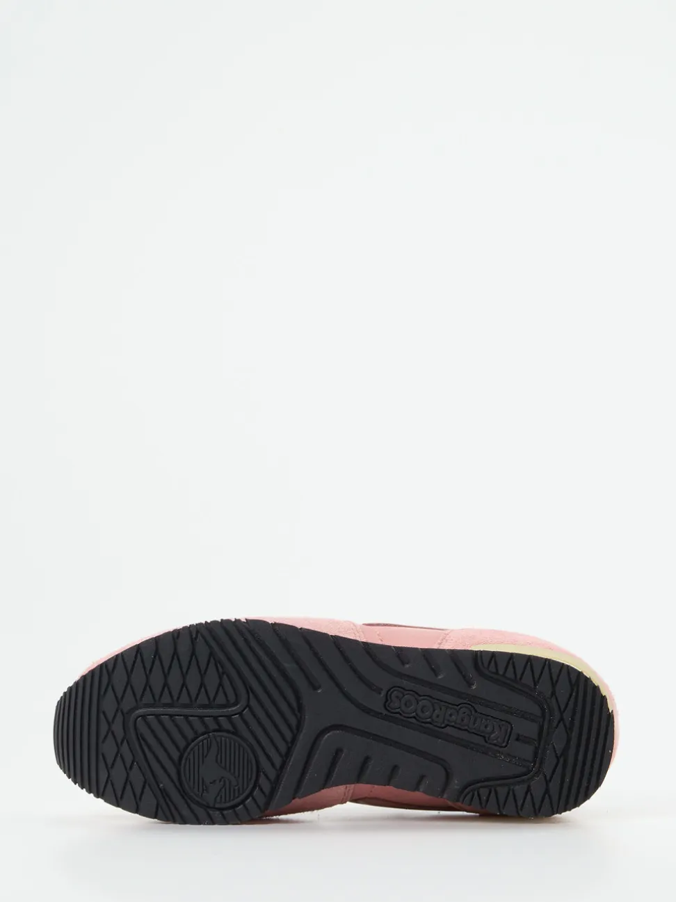 Kangaroos – Sneaker aus Veloursleder und Mesh Altrosa