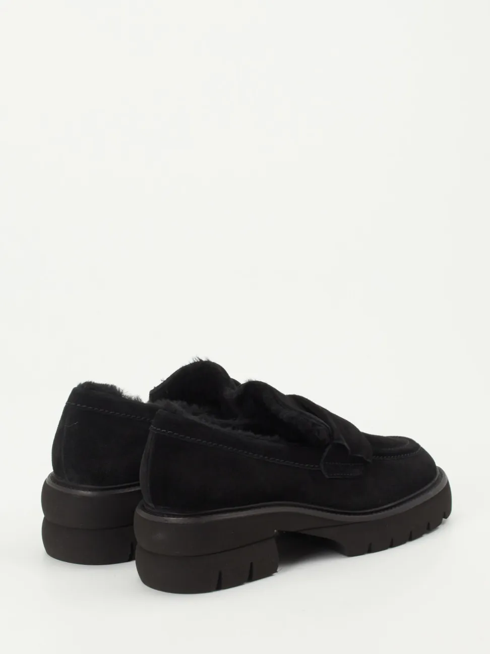 Kennel & Schmenger – Loafer aus Veloursleder Schwarz