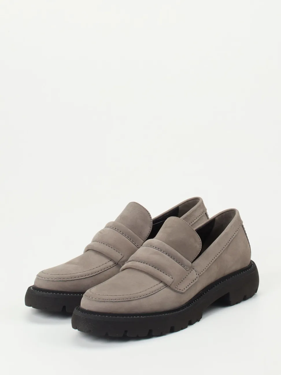 Kennel & Schmenger – Loafer aus Nubukleder in Taupe