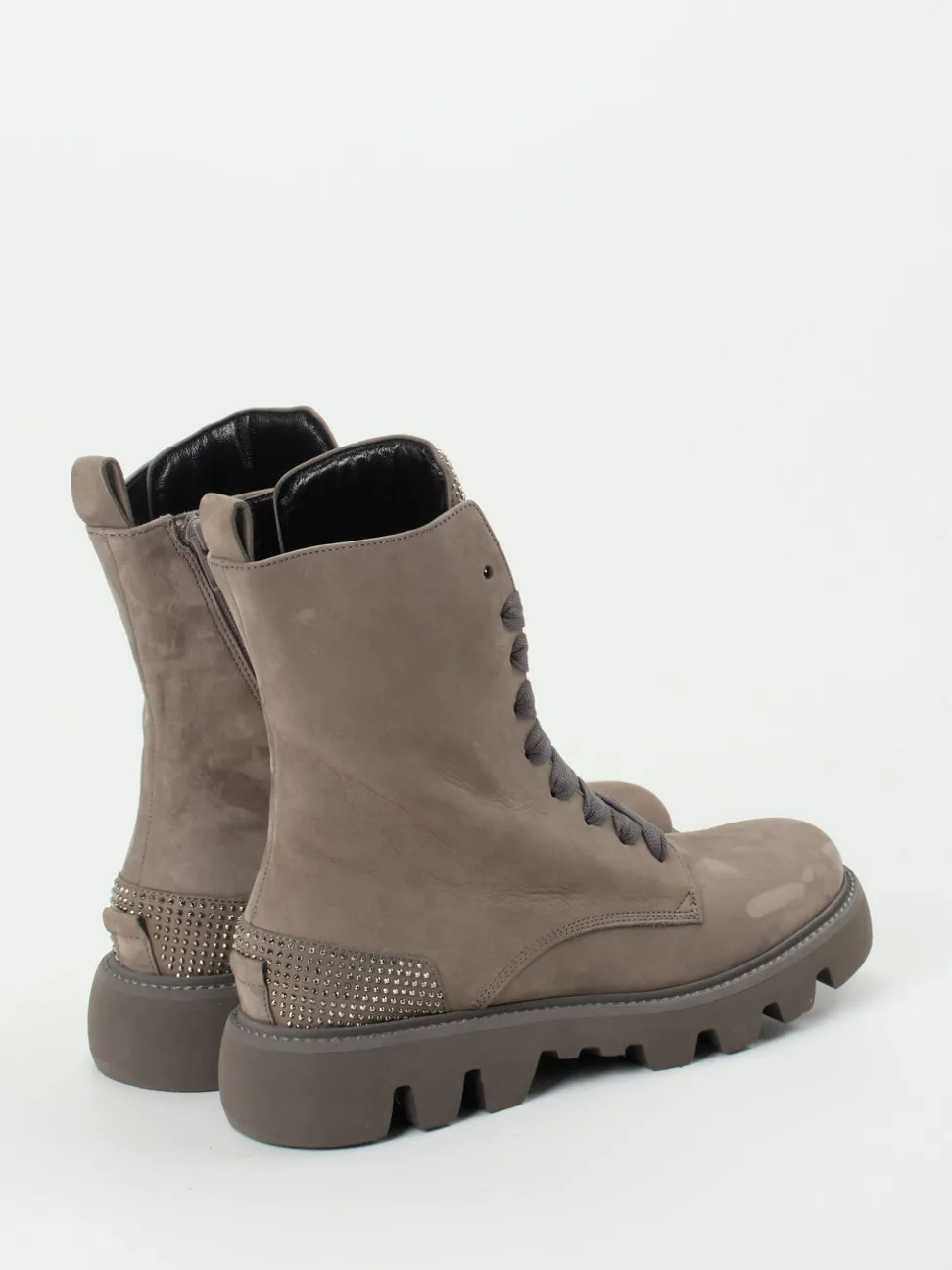 Kennel & Schmenger – Schnürstiefelette aus Nubukleder taupe