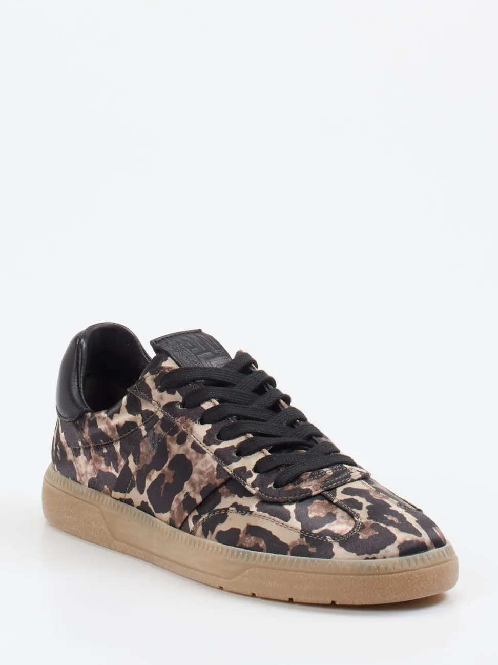 Kennel & Schmenger – Sneaker aus Satin-Textil mit Leoprint