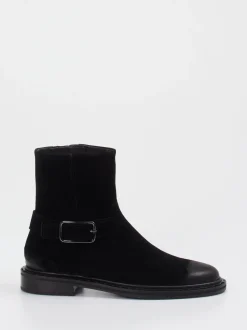 Kennel & Schmenger – Stiefelette aus Veloursleder Schwarz