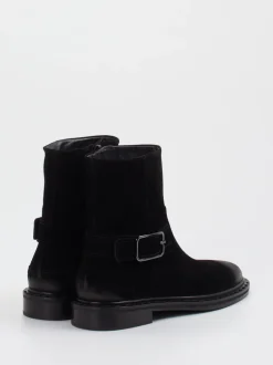 Kennel & Schmenger – Stiefelette aus Veloursleder Schwarz