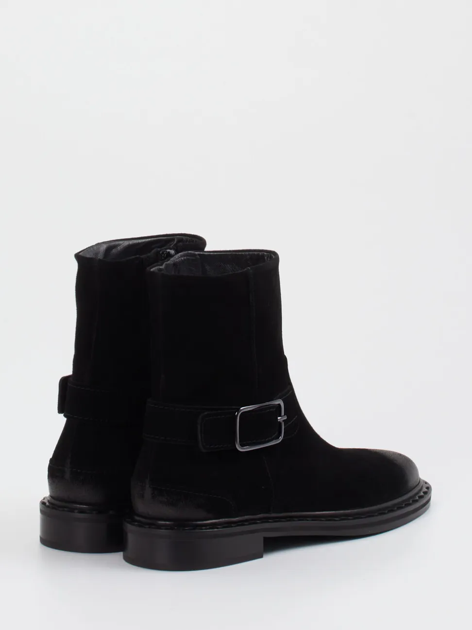 Kennel & Schmenger – Stiefelette aus Veloursleder Schwarz