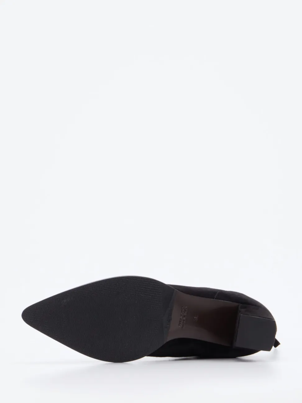 Konstantin Starke – Ankle Boots aus Veloursleder schwarz