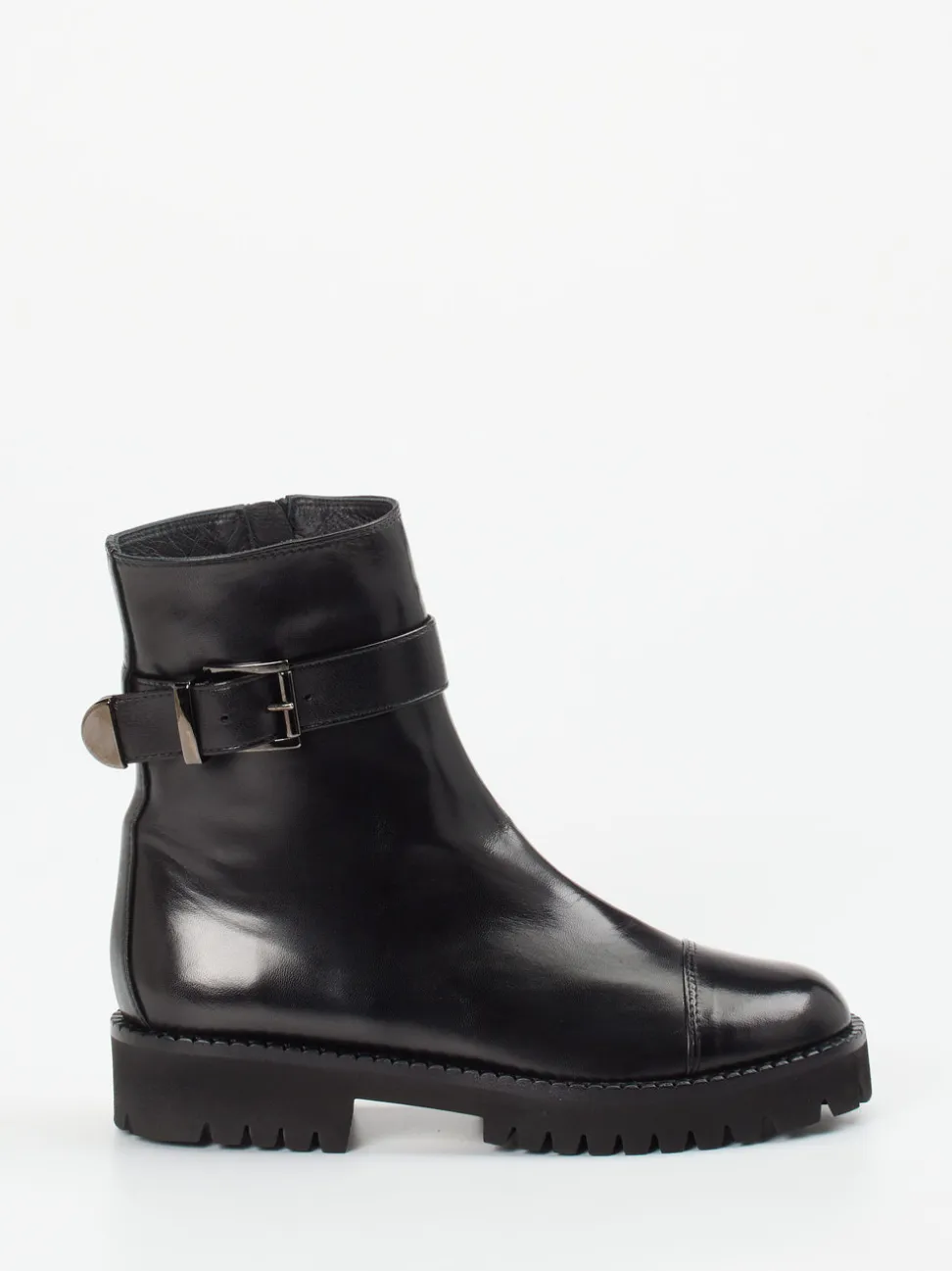 Konstantin Starke – Biker Boots aus Lammleder Schwarz