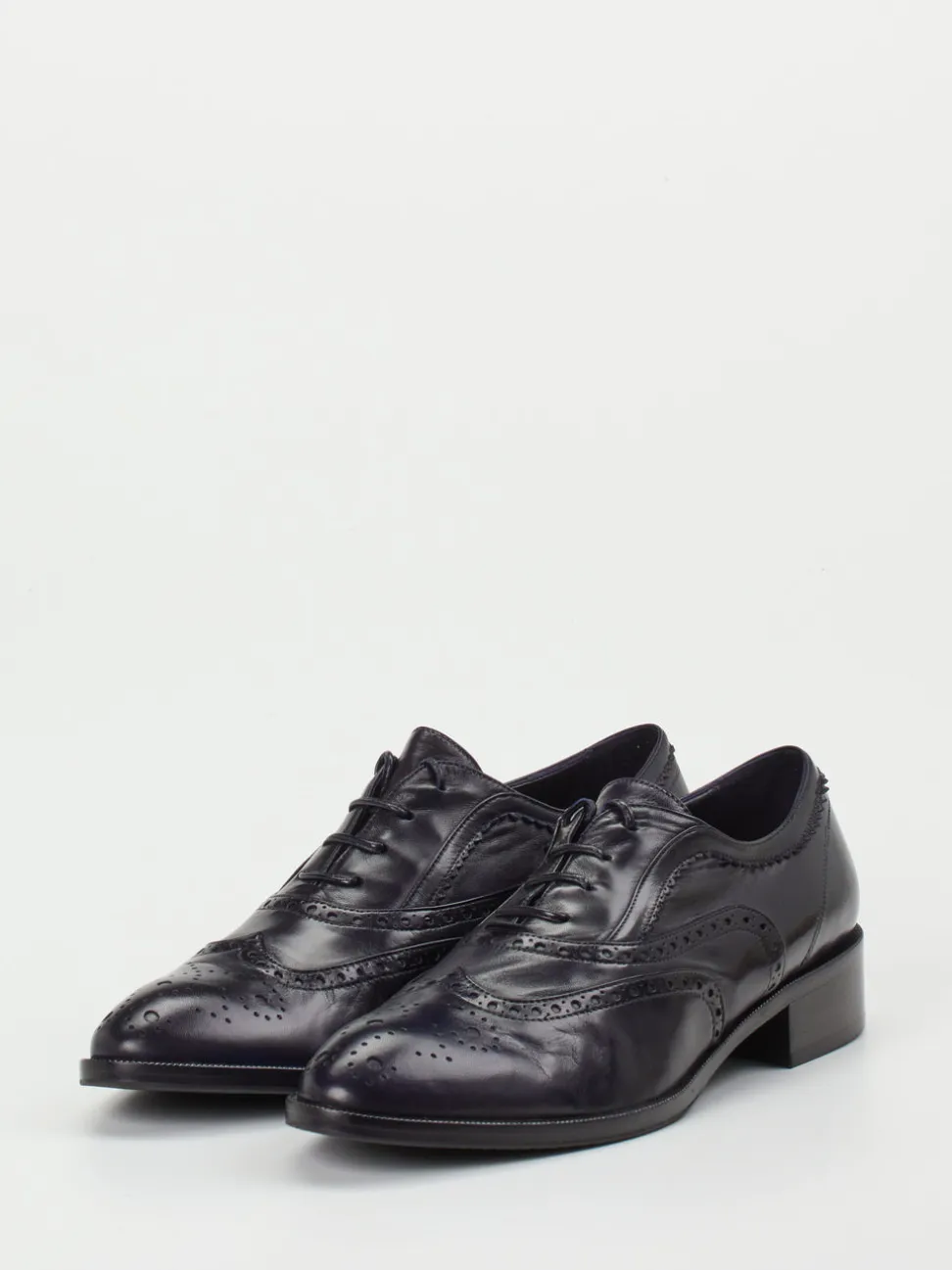 Konstantin Starke – Brogues aus Lammleder tiefschwarz