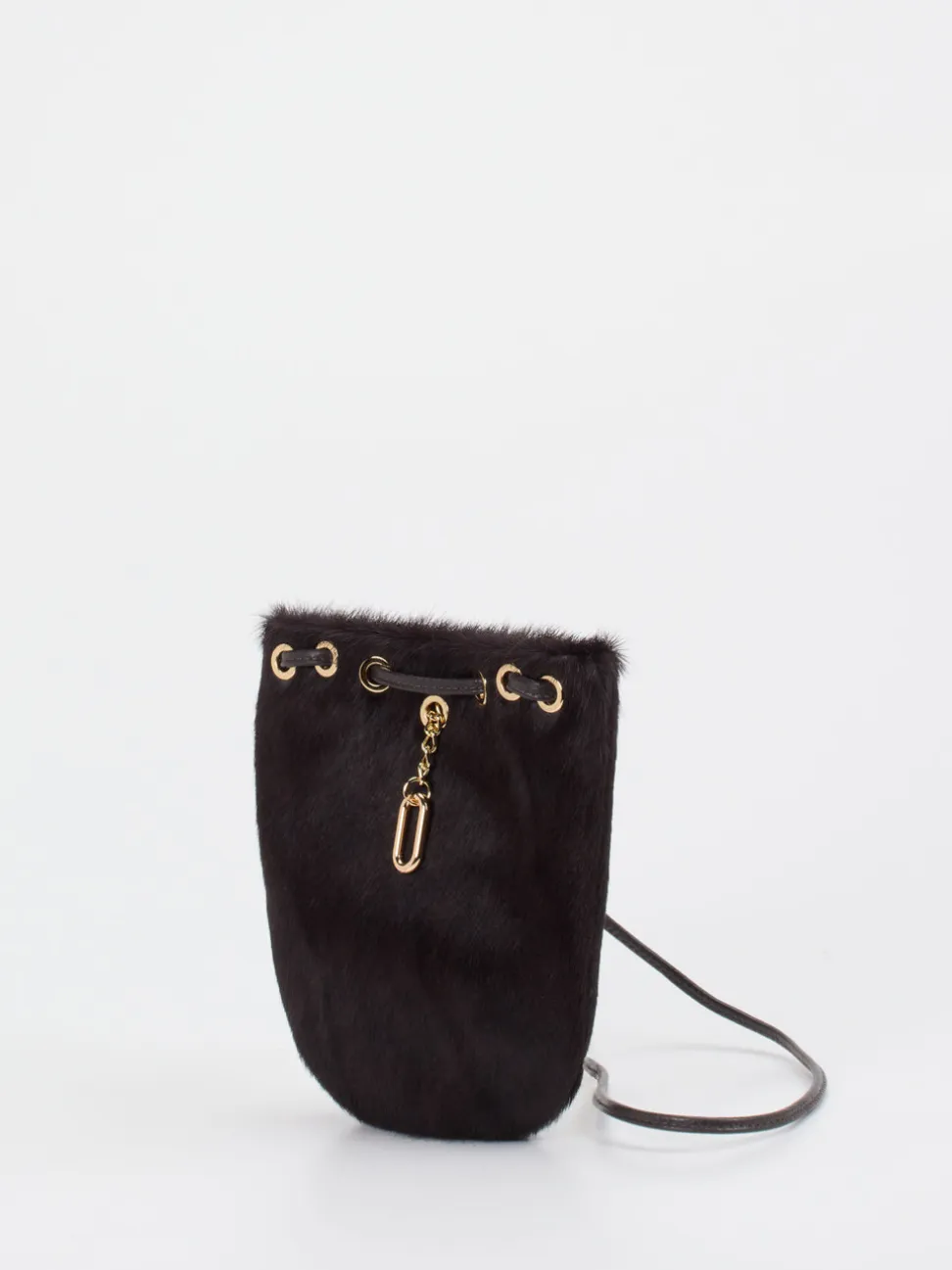 Konstantin Starke – Bucket Bag aus Leder in Braun