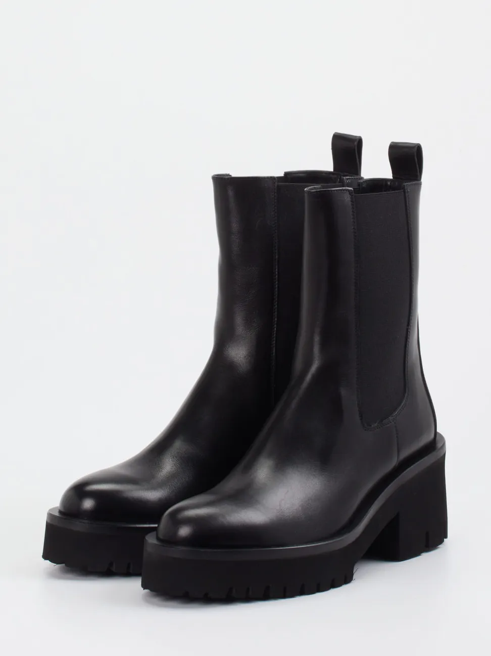 Konstantin Starke – Chelsea Boots aus Kalbleder schwarz