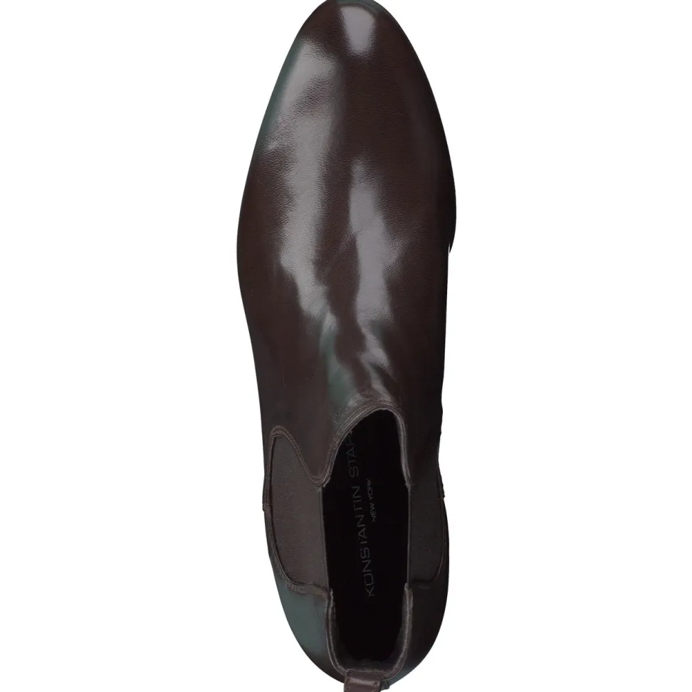Konstantin Starke – Chelsea Boots aus Lammleder Dunkelbraun