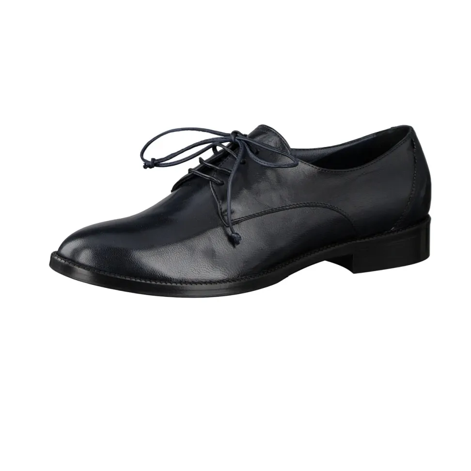 Konstantin Starke – Derby-Schuhe aus Lammleder Dunkelblau