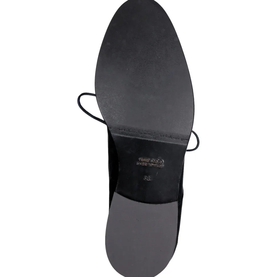 Konstantin Starke – Derby-Schuhe aus Lammleder Dunkelblau