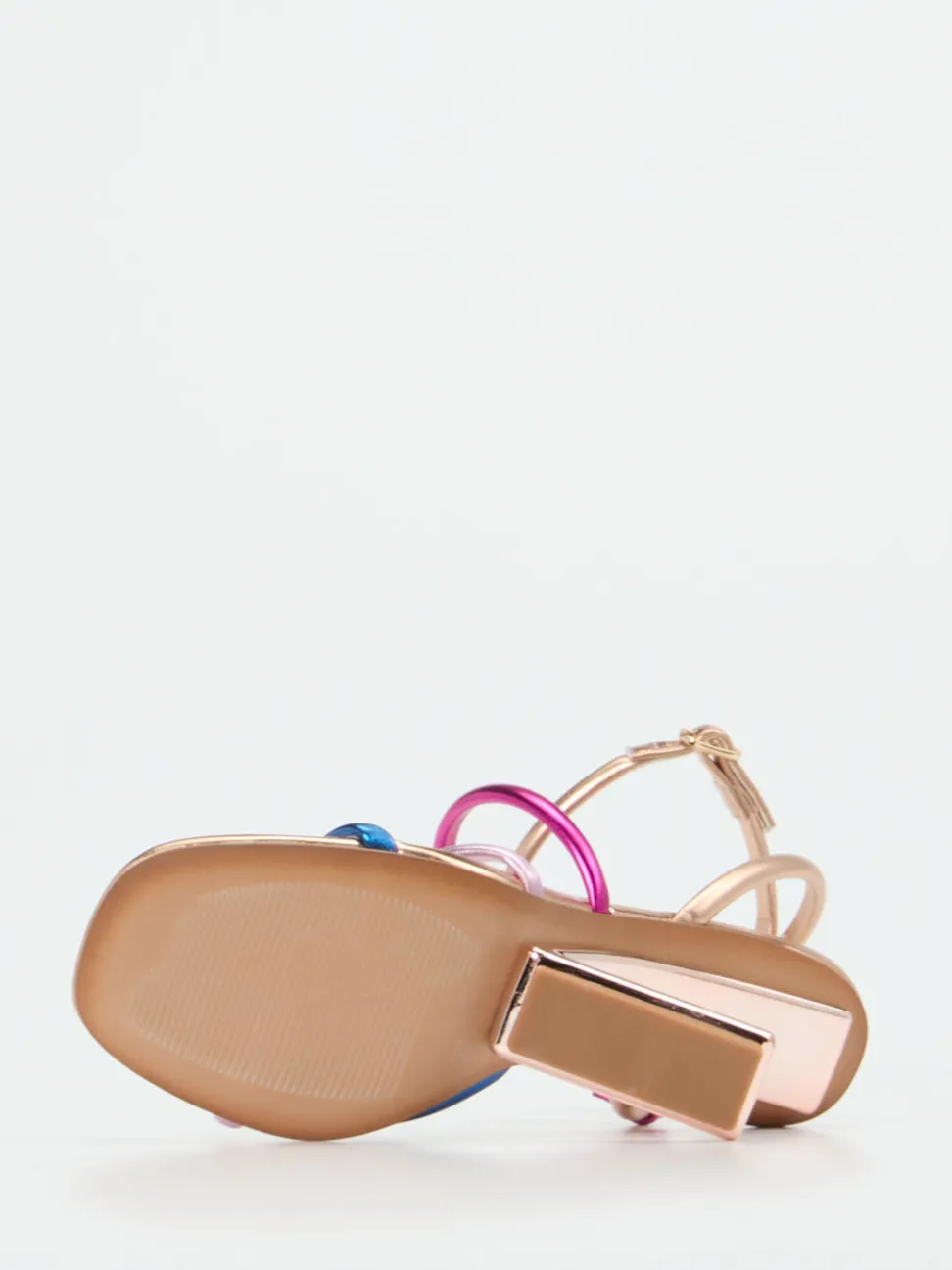 Konstantin Starke – High Heel Sandale aus Metallicleder