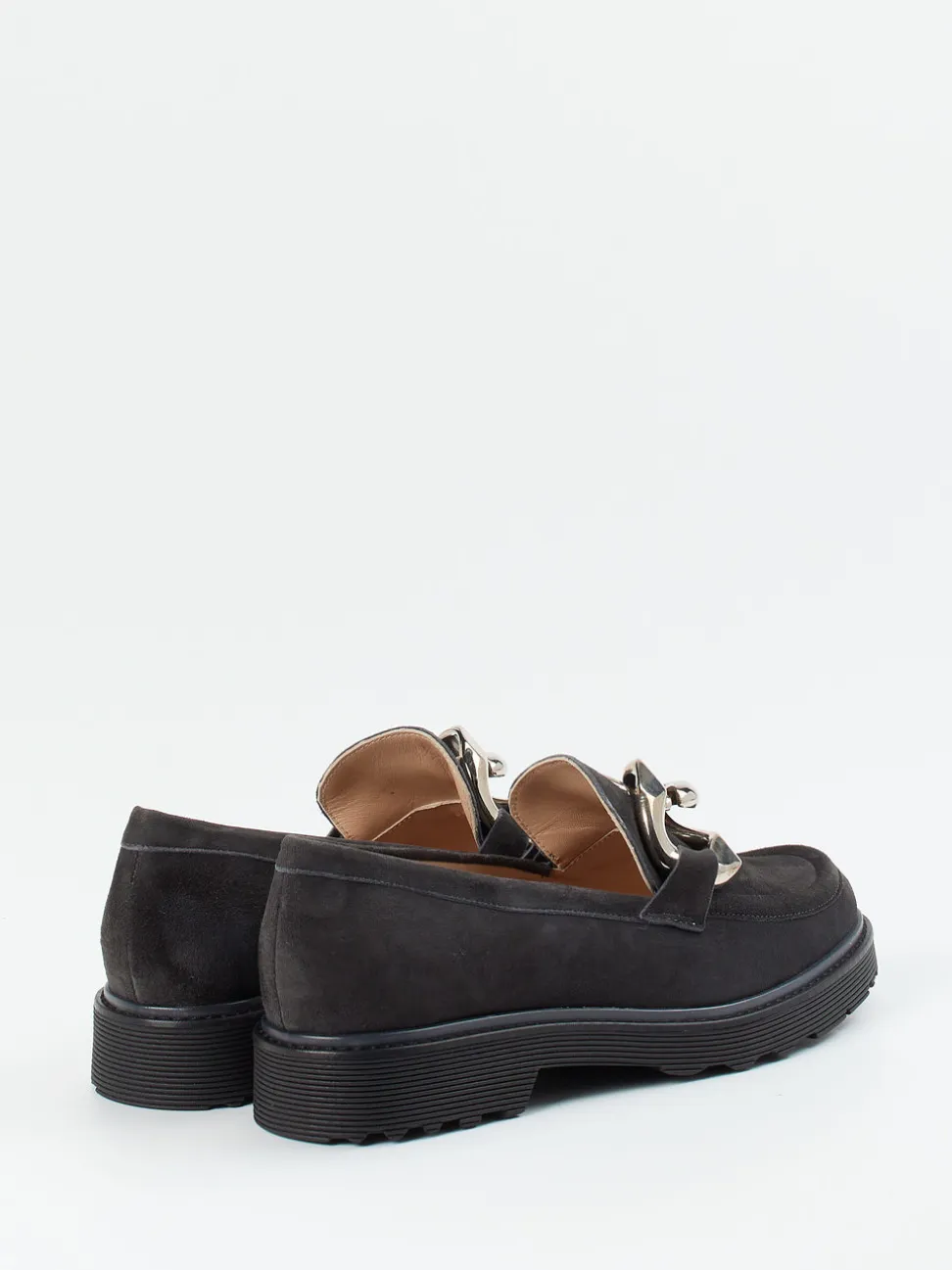 Konstantin Starke – Loafer aus Veloursleder Anthrazit