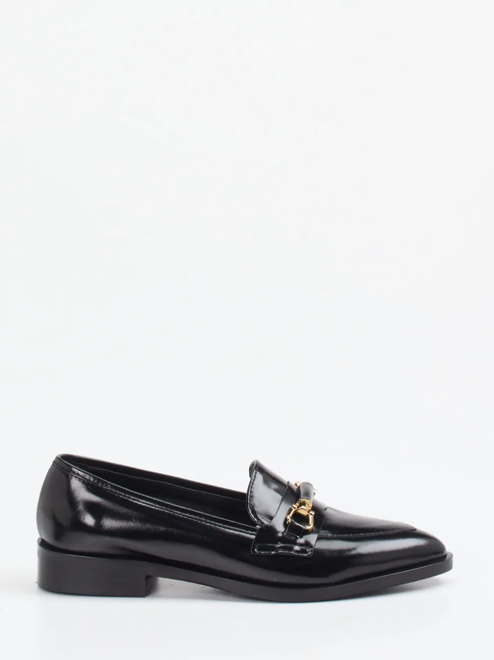 Konstantin Starke – Loafer aus Hochglanzleder schwarz