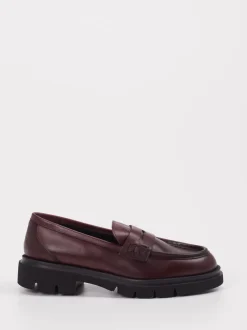 Konstantin Starke – Loafer aus Kalbleder Bordeaux