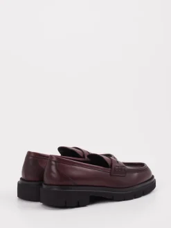 Konstantin Starke – Loafer aus Kalbleder Bordeaux