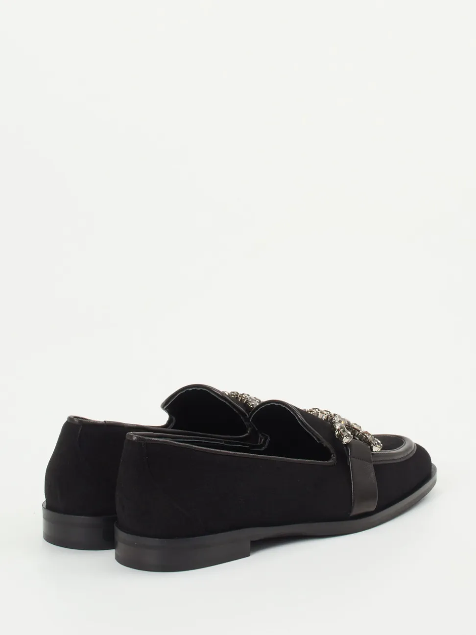 Konstantin Starke – Loafer aus Veloursleder Schwarz
