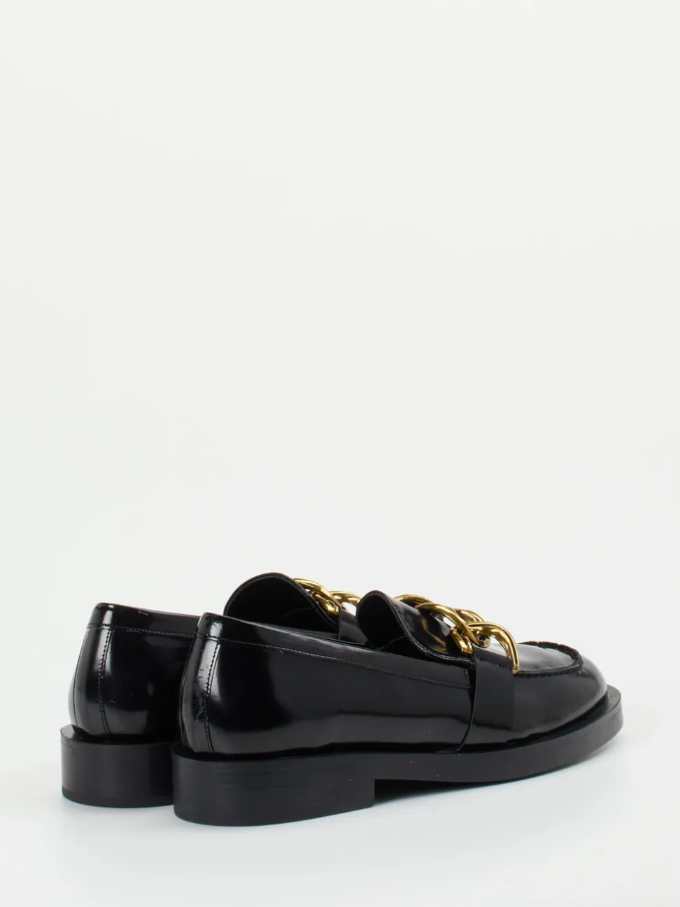 Konstantin Starke – Loafer aus Hochglanzleder schwarz