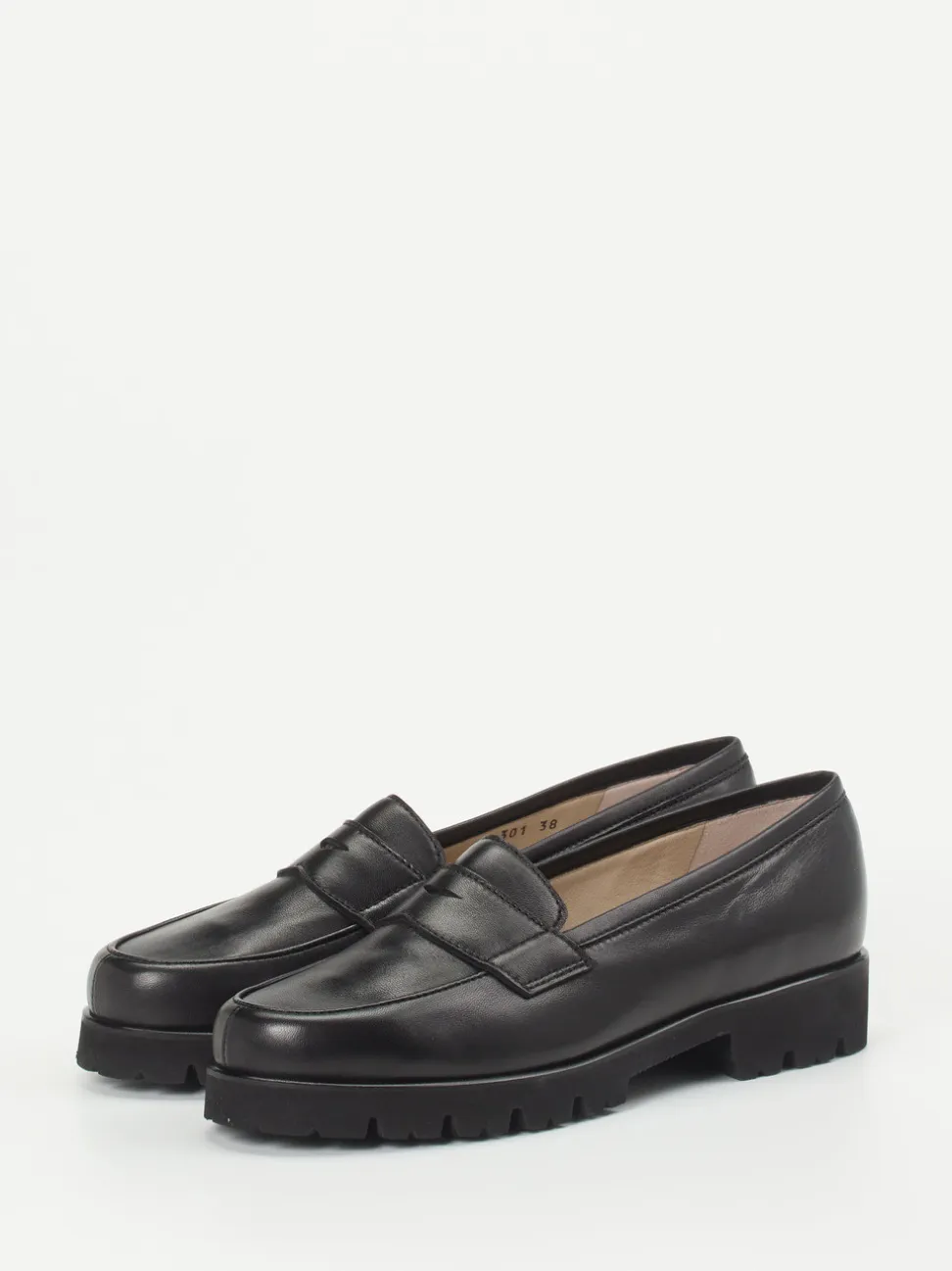 Konstantin Starke – Loafer aus Lammleder Schwarz