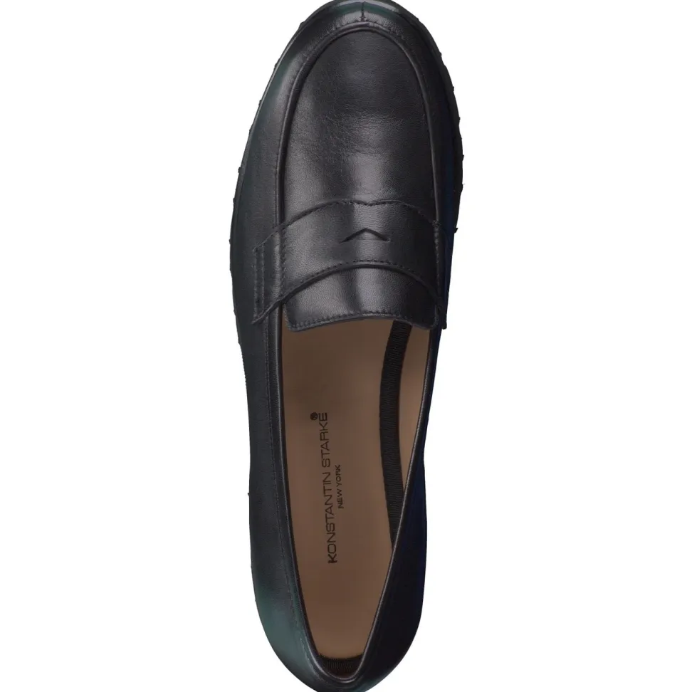 Konstantin Starke – Loafer aus Lammleder Schwarz