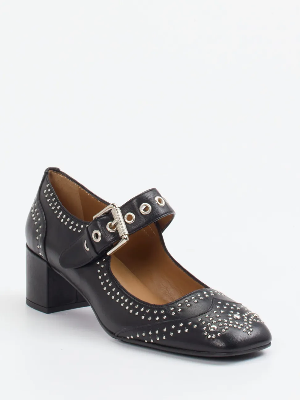 Konstantin Starke – Mary Jane Pumps aus Lammleder Schwarz