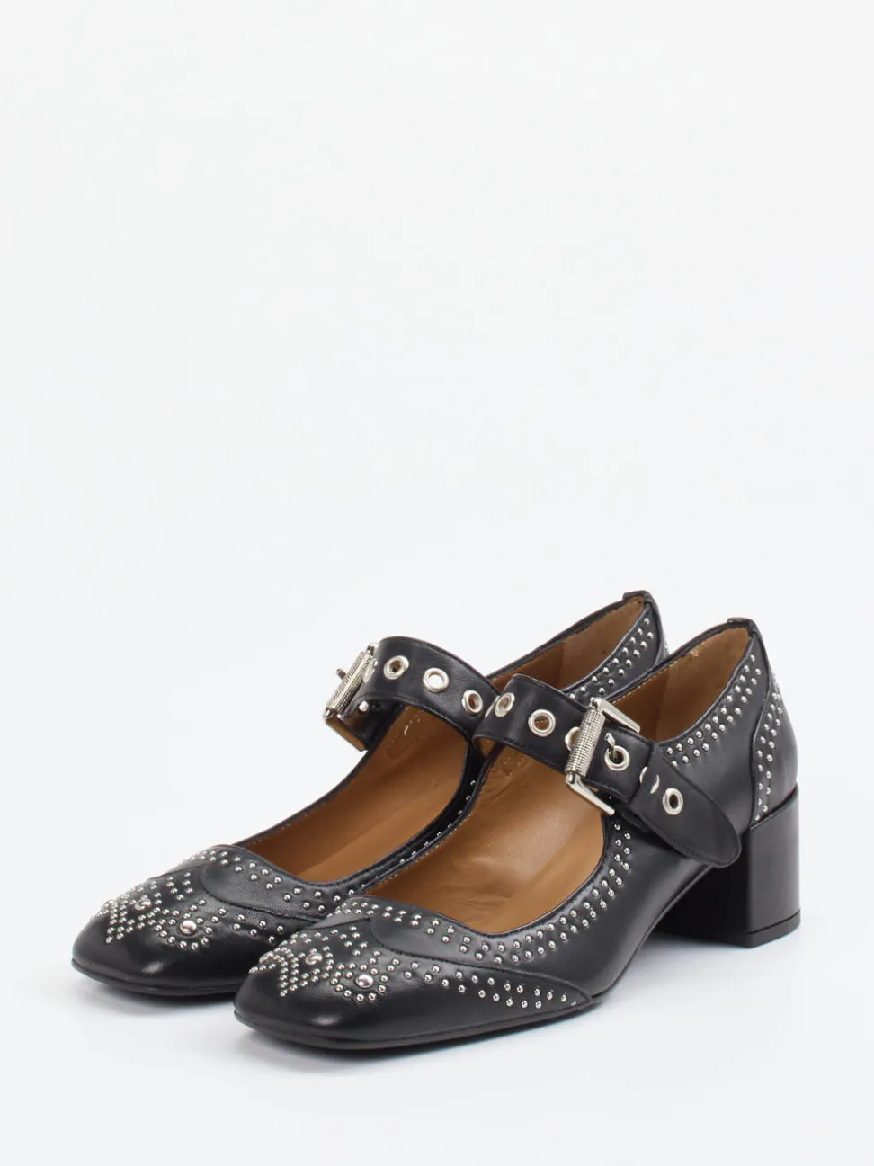 Konstantin Starke – Mary Jane Pumps aus Lammleder Schwarz