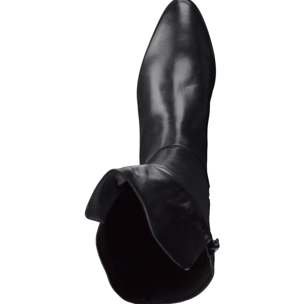 Konstantin Starke – Overknee-Stiefel aus Nappaleder Schwarz