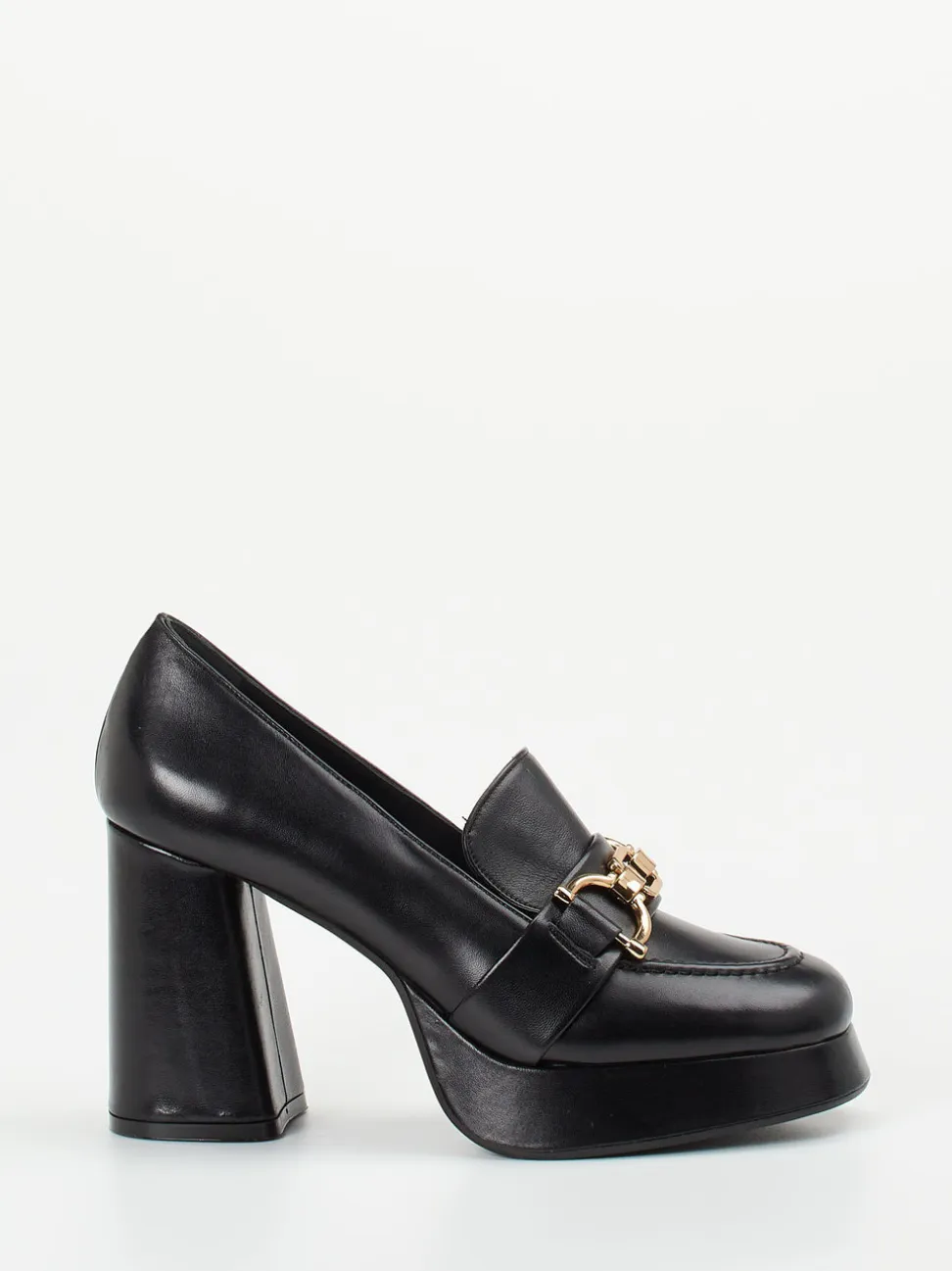 Konstantin Starke – Plateau-Loafer aus Lammleder schwarz