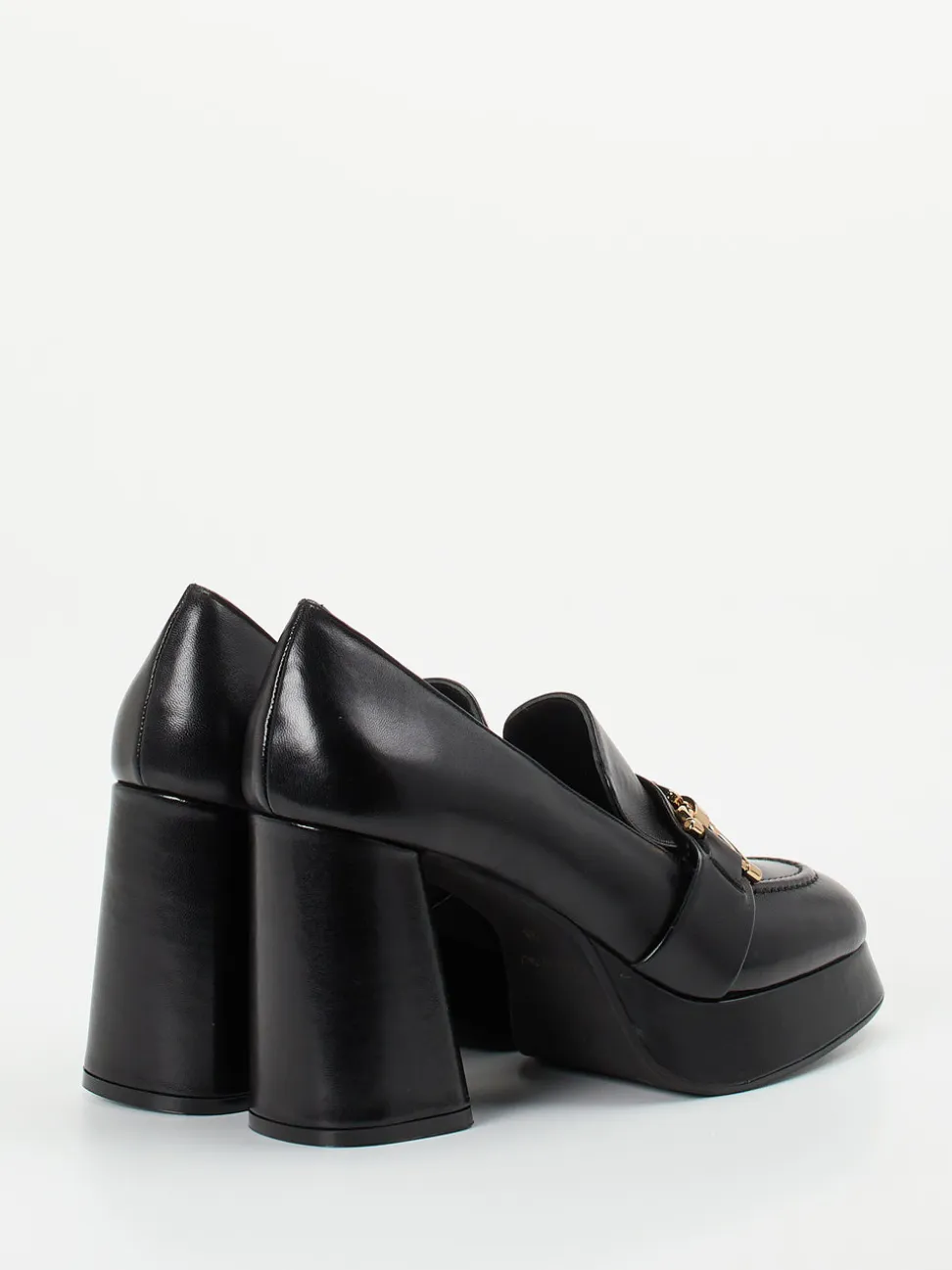 Konstantin Starke – Plateau-Loafer aus Lammleder schwarz