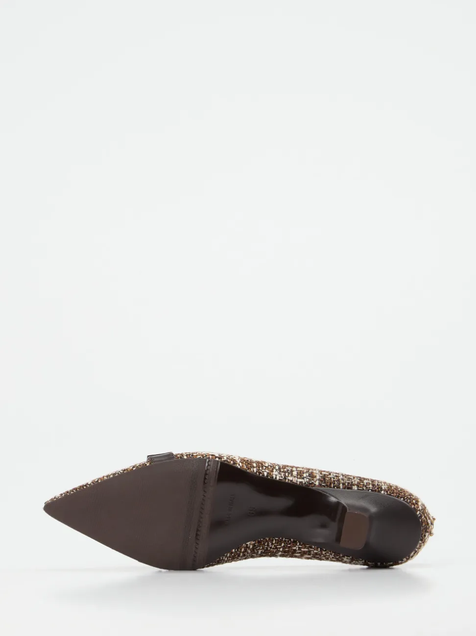 Konstantin Starke – Pumps aus Textil-Bouclé Dunkelbraun