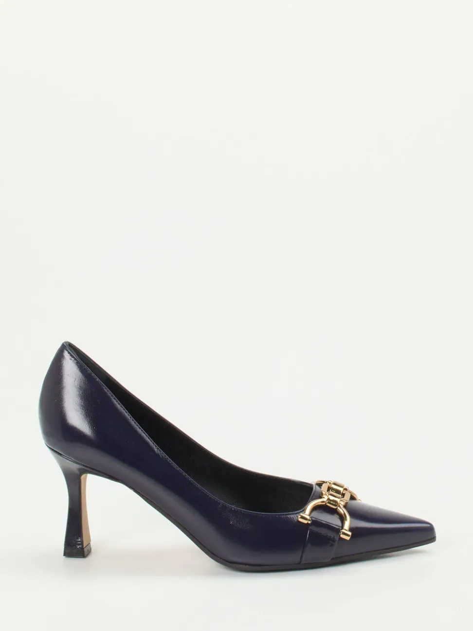 Konstantin Starke – Pumps aus Lackleder in Dunkelblau