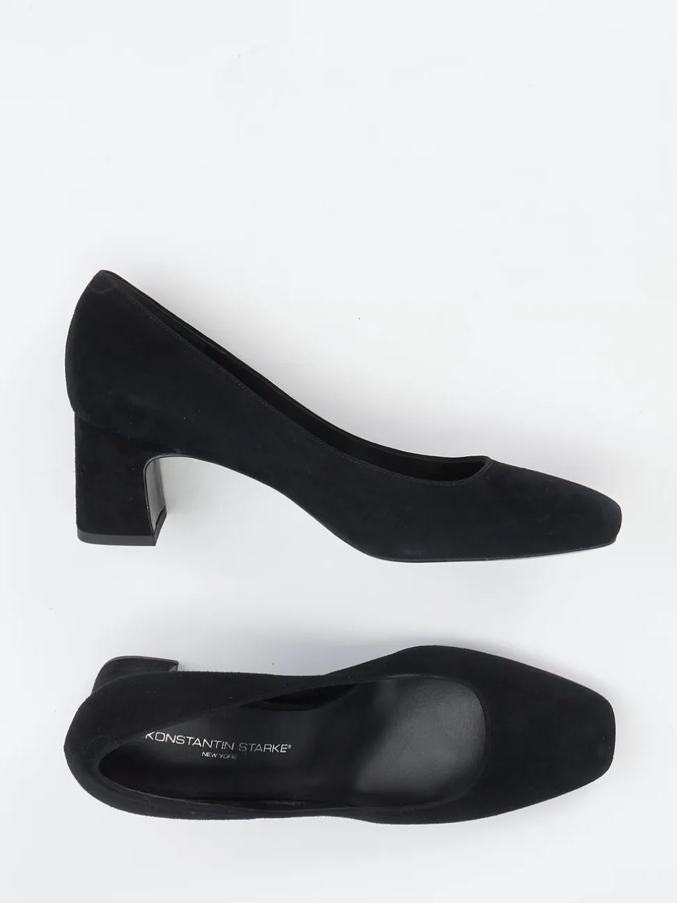 Konstantin Starke – Pumps aus Veloursleder Schwarz