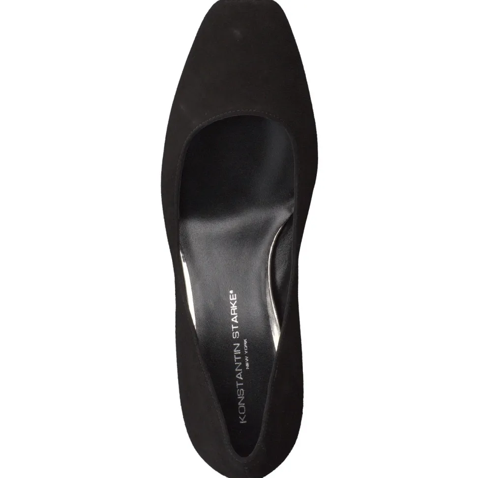 Konstantin Starke – Pumps aus Veloursleder Schwarz