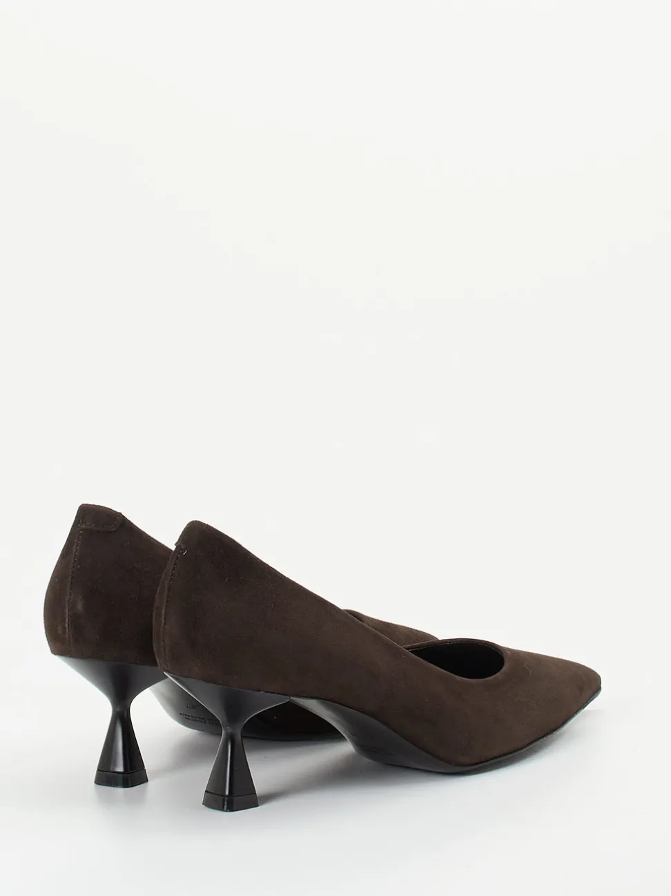 Konstantin Starke – Pumps aus Veloursleder Dunkelbraun