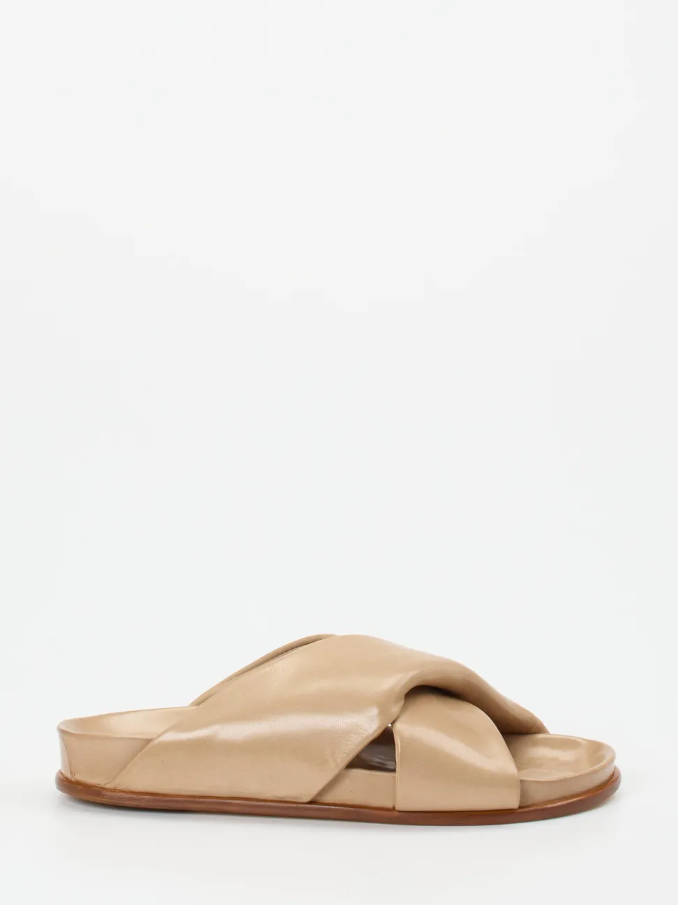 Konstantin Starke – Slides aus Lammleder in Beige