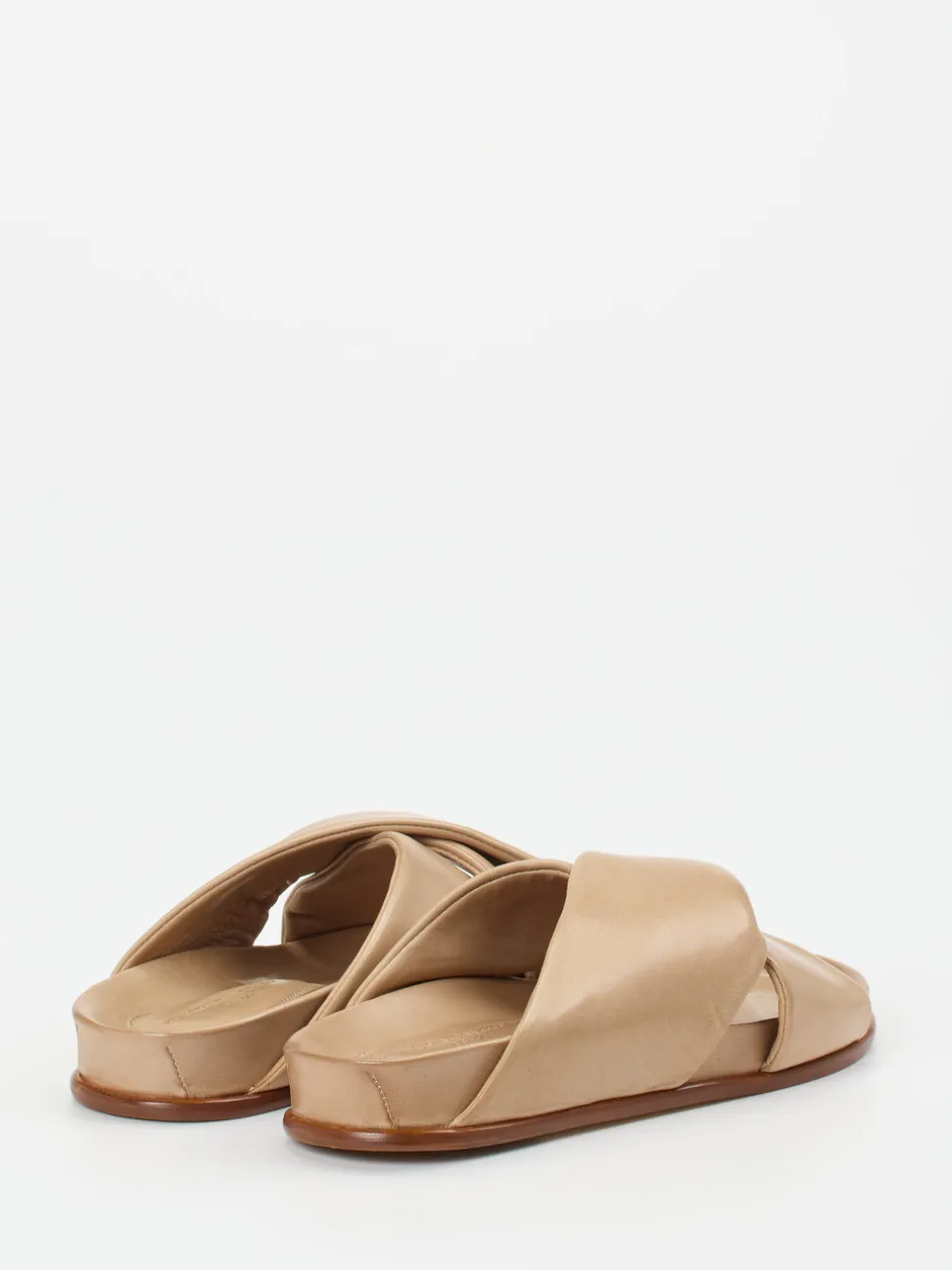 Konstantin Starke – Slides aus Lammleder in Beige
