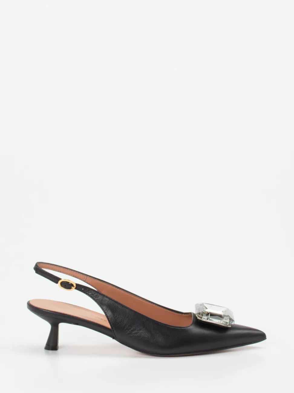Konstantin Starke – Slingback-Pumps aus Lammleder schwarz