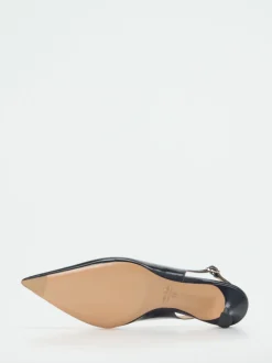 Konstantin Starke – Slingback-Pumps aus Lackleder Blau