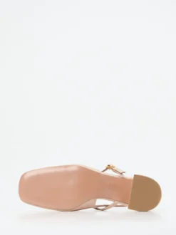 Konstantin Starke – Slingback-Pumps aus Lackleder beige