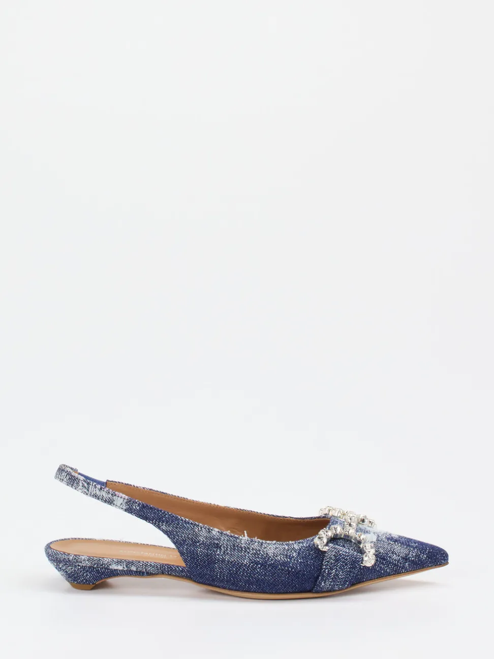 Konstantin Starke – Slingballerinas aus Denimtextil
