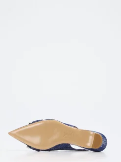 Konstantin Starke – Slingballerinas aus Denimtextil