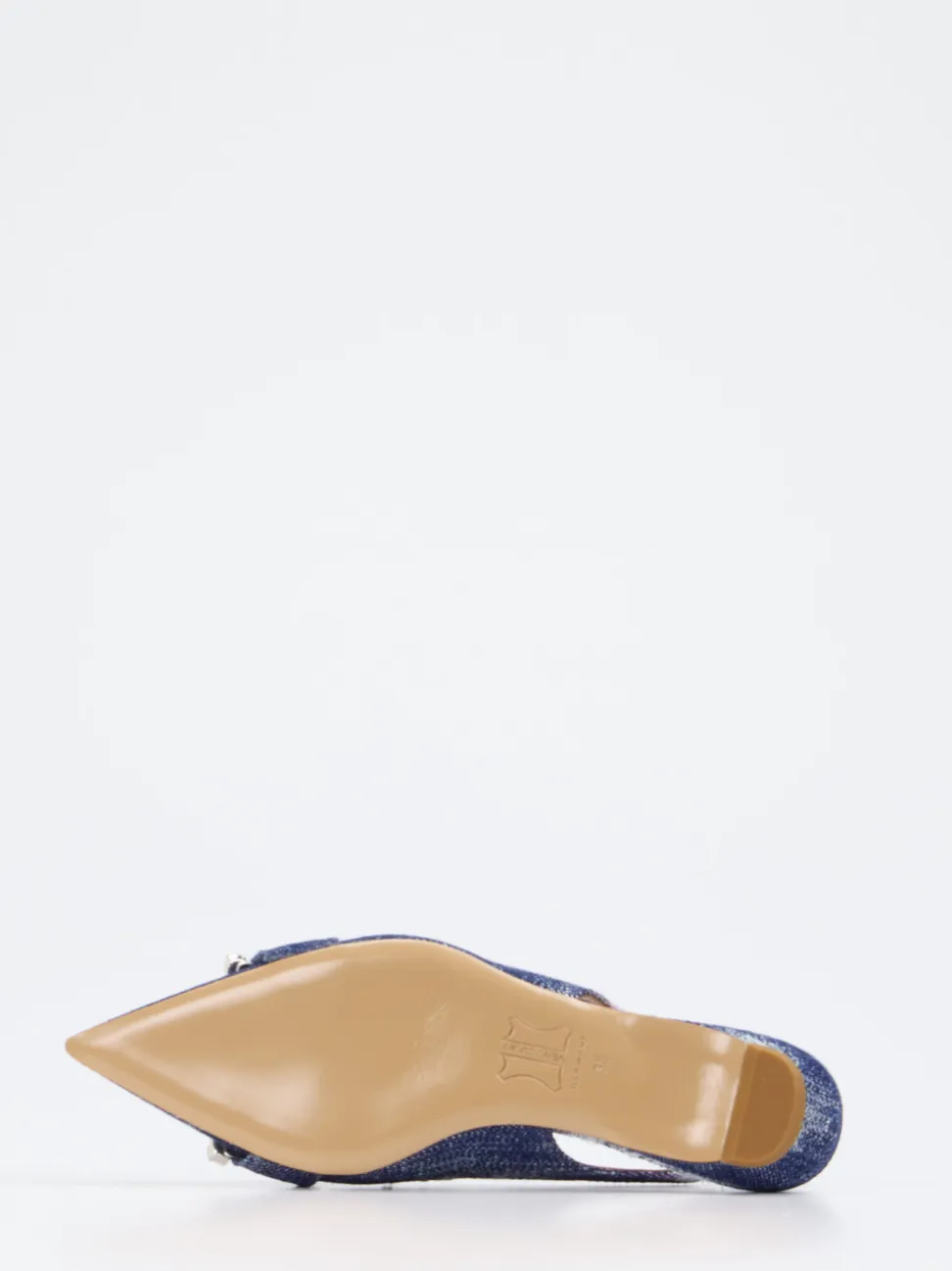 Konstantin Starke – Slingballerinas aus Denimtextil