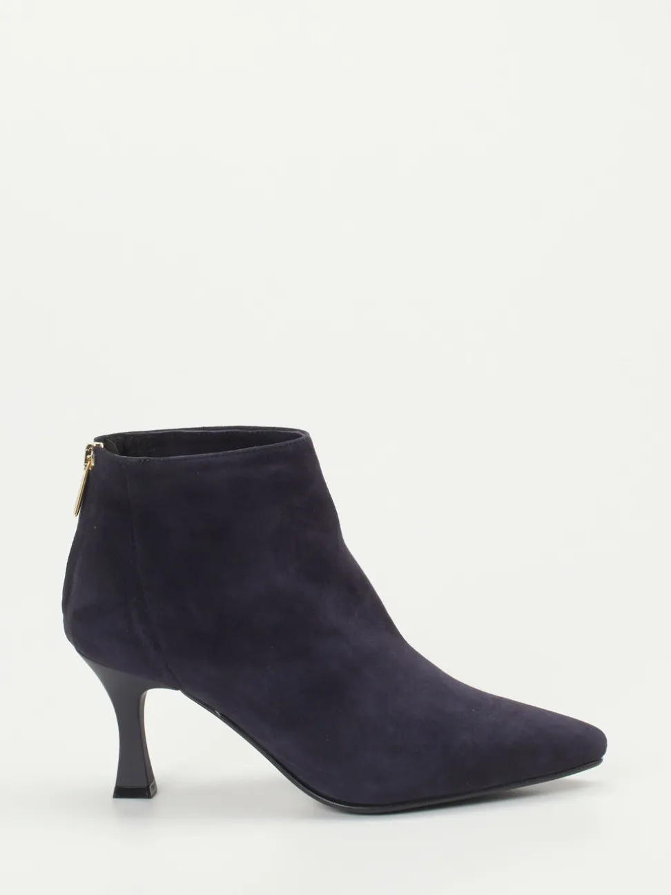 Konstantin Starke – Stiefelette aus Veloursleder blau